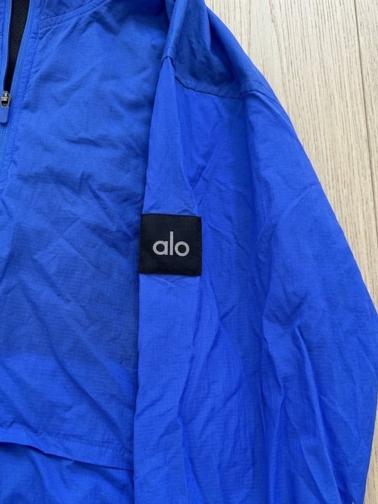 ALO Yoga Other - ALO Yoga Repeat Running Jacket Men’s Electric Blue Windbreaker Jacket Hoodie